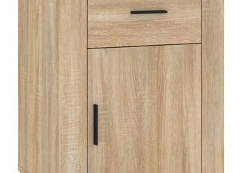 Szafka nocna dąb sonoma 50x36x60 cm materiał drewnopochodny WM-816723