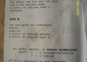 + Kaseta ; ENNIO MORRICONE--FILM HITS; J & J .