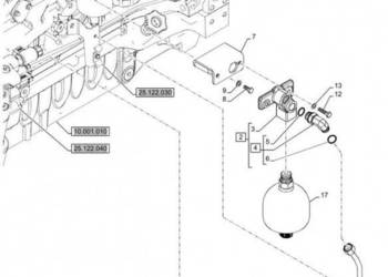 New Holland T6070 Hydroakumulator 51608829
