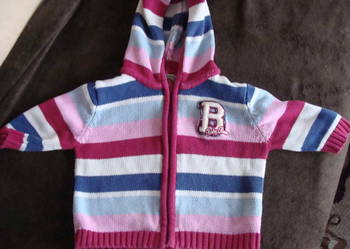 bluza dziewczęca r. 74 z kapturem