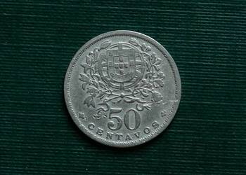 PORTUGALIA - 50 centavo, 1951r