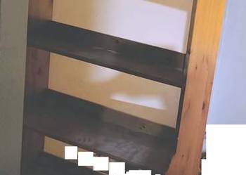 WOOD BOOKS Szafa drewniana regał na książki biblioteczka półki vinted
