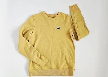 Żółta ocieplana bluza Hollister s 36