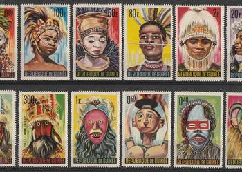 Gwinea - maski obrzędowe - 1965 - CZYSTE **