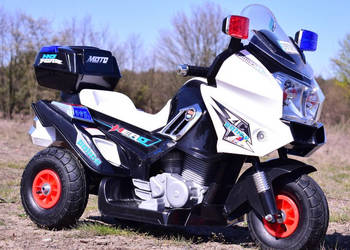 Autko motorek WIELKI MOTOR HERO dźwięki na akumulator dzieci 8815 12V