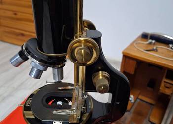 Mikroskop carl zeiss antyk.