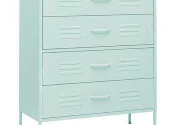 vidaXL Szafka z szufladami, miętowa, 80x35x101,5 cm(SKU:336203)