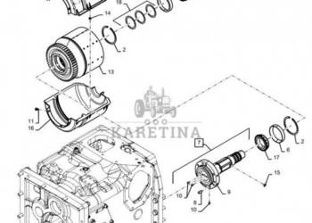 New Holland T6090 T6070 Wałek 84476028
