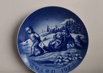 Kolekcjonerski talerz świąteczny Bareuther Bavaria 1973. Edycja Limitowana