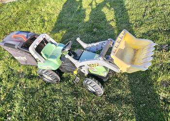 Traktor, ładowarka, koparka z napędem na pedały