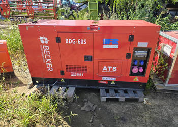 Agregat prądotwórczy BECKER BDG-60S, 50 kW / 62.5 kVA - ATS - NOWY 2026
