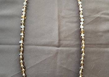 Naszyjnik z kwarcu dymnego - 78cm