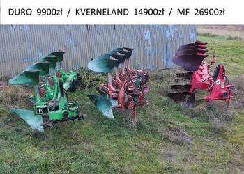 pług pługi  duro kverneland frauge overum agrolux MF