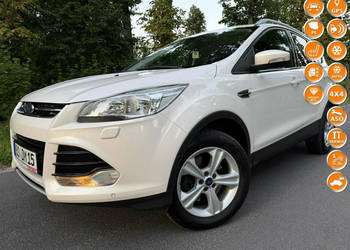 Ford Kuga 2,0 TDCI 150 KM Titanium Navi Led Kamera Super Stan Biała Perła …