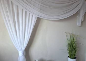 Firanka woalowa do salonu