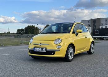 Piękny Fiat 500, 1.2 benzyna, klimatyzacja, czujniki