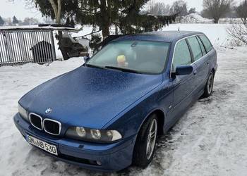 Bmw E39 kombi niebieska seria 5 kombi hak i LPG