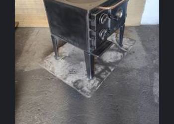 Norweski piec żeliwny angielka pieco-kuchnia