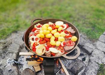 PATELNIA ŻELIWNA KOCIOŁEK GRILL 40cm PRODUCENT GICOR
