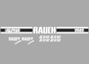 Naklejki oklejenie naklejka - RAUCH ALPHA 1141 Zamiennik