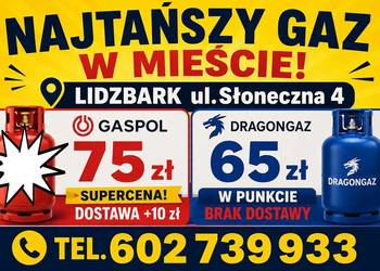 Butle z gazem 11 kg Gaspol pełna