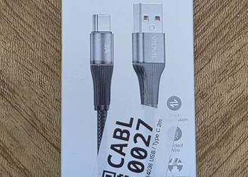Sprzedam nowy kabel USB-C pleciony 200cm nie używany w oryginalnym pudełku