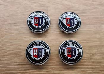 Komplet Zestaw Nowe Naklejki Zaślepki Dekielki Kapselki BMW Alpina 68mm 361