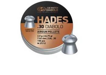 10x  Śrut diabolo JSB Hades 7,62mm 150szt.   niekokesz.pl