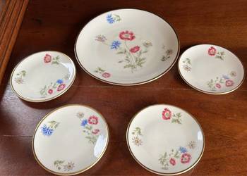 Zestaw. Maki. Talerzyk i 4 konfiturówki. Thomas R Germany.