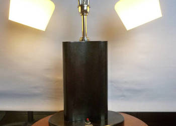OKAZAŁA podwójna LAMPA GABINETOWA art deco