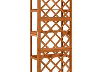 vidaXL Kratka ogrodowa z półkami, 55x30x140 cm(SKU:316409)