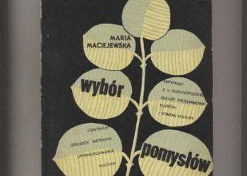 Maciejewska M. - Wybór pomysłów