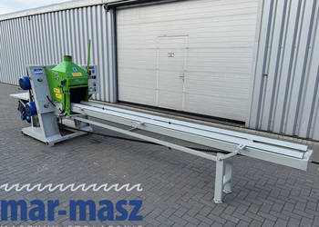 Trak tarczowy do cięcia pryzm i desek z kłód DREW-MET typ TT-400