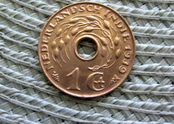 Holenderskie Indie Wschodnie 1 Cent 1939r - Ładna