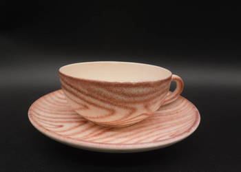 Zestaw filiżanki ze spodkiem Musterschutz Niemcy z lat 20