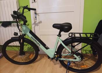 Rower elektryczny, silnik 250W, bateria 36V 13Ah (kolor szary i zielony