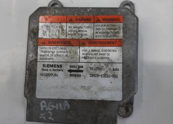 Opel Agila A Sensor moduł sterownik poduszek Air Bag  9212541