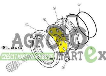 0011465390, 011465390, 11465390 TARCZA HAMULCOWA HD CLAAS