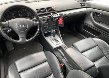 Boczek soul czarna skóra Audi A4 B6 B7 Avant Sedan prawy przód S-Line