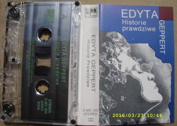 + Pop ; kaseta ; EDYTA GEPPERT--HISTORIA PRAWDZIWA .