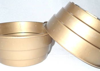 Miski 22cm ZŁOTE doniczki 2,45 litra  M22PT