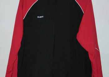 Kurtka męska Reebok Czarno -czerwona logo ,siatka stan Bdb r.XL