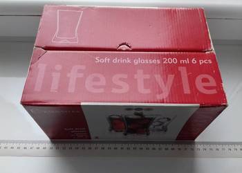 Krosno Szklanki do drinków 200ml, Soft drink glasses 200ml 6 pcs Lifestyle,