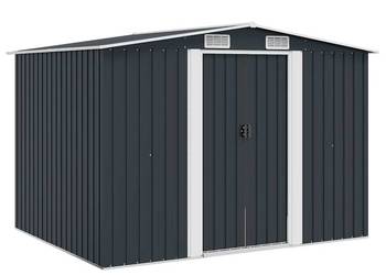 vidaXL Szopa ogrodowa, antracytowa, stalowa(SKU:47030)