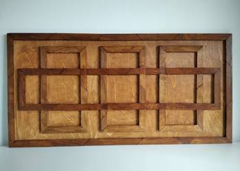 Obraz dekoracja z drewna przestrzenny 80 x 40 cm
