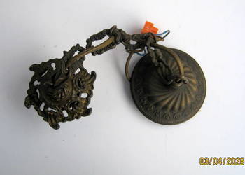 Mosiężne odlewy- elementy lampy sufitowej