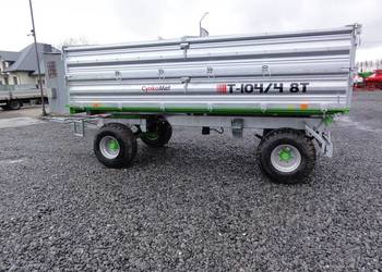 Przyczepa   Dwuosiowa 4T,6T,8T Wywrot 3 Strony