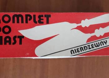 Zestaw do ciast- łopatka i nóż -nierdzewne