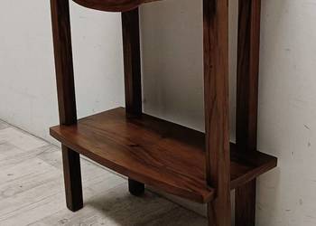 konsola art deco przyścienna orzech stolik vintage design  lata 40-te