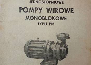 Jednostopowe pompy wirowe monoblokowe typu pm